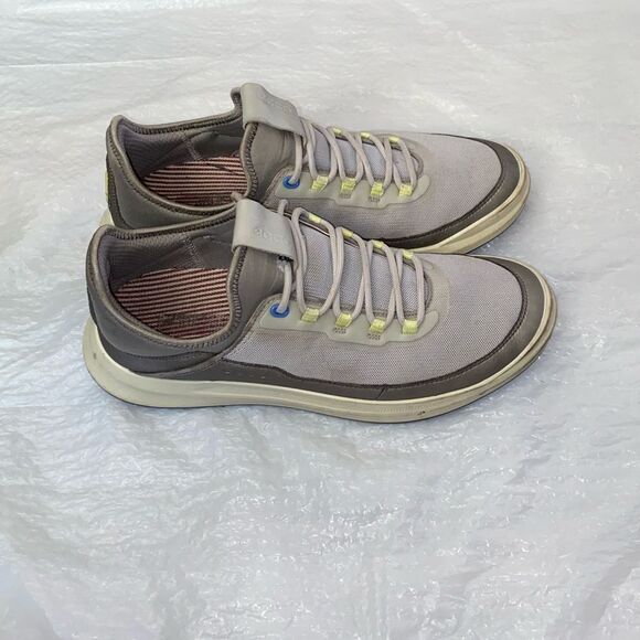 ECCO CORE Mesh Golf Spikeless Gray and Blue Athletic Men’s Sneakers Size 8 8.5 - Picture 3 of 13